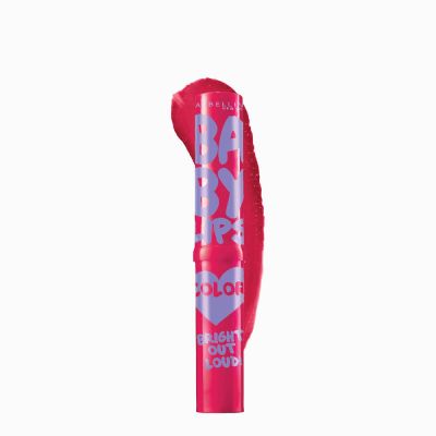 Maybelline Baby Lips Love Color Bright Out Loud Lip Balm 9676 สีwild cherry ลิปบาล์ม เมย์เบลลีน เบบี้ลิปส์ เลิฟ คัลเลอร์