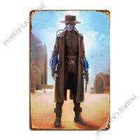 Jimin Custom Cad Bane Metal Plaque Poster สำหรับผับคลับและโรงรถในโรงภาพยนตร์พร้อมการออกแบบป้ายดีบุกที่เป็นเอกลักษณ์