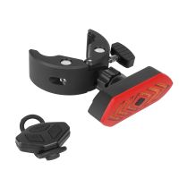 Rear Mudguard Turn Signal Clip Tail Light with Remote for Electric Scooter USB Rechargeable Bicycle Accessories