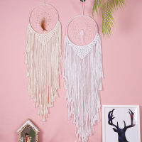 【cw】 Bohemian Style Hand- Tapestry Creative Fishnet Feather Dreamcatcher Wedding Party Opening Season Decoration 【hot】