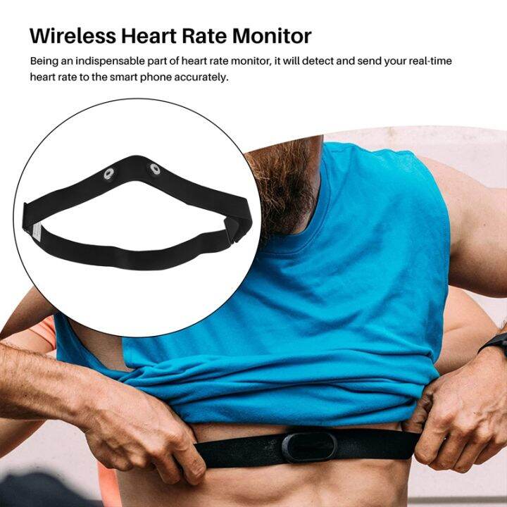 chest-belt-strap-for-polar-wahoo-garmin-for-sports-wireless-heart-rate-monitor-black