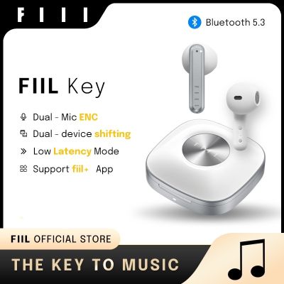 FIIL Key หูฟังไร้สายบลูทูธ5.3 Earbuds TWS Dual-Mic หูฟัง ENC รองรับแอป Dual-Device ขยับหูฟังเวลาแฝงต่ำ