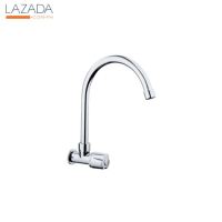 KARAT FAUCET ก๊อกซิงค์เดี่ยวอ่างล้างจาน ออกผนัง EC-04-531-50 สีโครเมี่ยม ( ( รับประกันคุณภาพ ) )