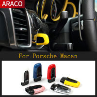 สำหรับปอร์เช่ Macan ABS หนึ่งปุ่มเริ่มต้นเรื่อยๆ Keyless ใส่กุญแจรถปกพลิกระยะไกลพับกุญแจรถปก Fob กรณีเชลล์