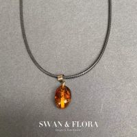 Natural Amber Pendant Necklace Fine Jewelry Handmade Stones Wholesale Healing Energy Gift Lucky Jewelry