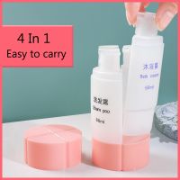 Travel Lotion Bottling Suit Shampoo Shower Gel Refillable Cosmetic Bottle Container Empty Sub-Bottling Portable