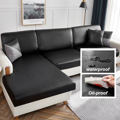Leather Sofa Cushion Cover Anti-scratch Durable for L Oil-proof Dog Protector
