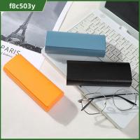 F8C503Y สีทึบทึบ กล่องใส่แว่นตา พับได้ ทนต่อแรงกด แว่นกันแดดกระเป๋าถุง เรโทร ตัวป้องกันแว่นตา ใช้ได้ทุกเพศ