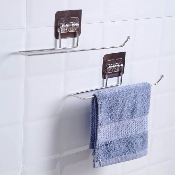 1pc-self-adhesive-towel-holder-rack-kitchen-toilet-paper-holder-rack-roll-paper-holder-stand-storage-rack-bathroom-accessories-bathroom-counter-storag