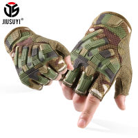 2021Tactical Fingerless Gloves SWEAT Army Military Combat Paintball Shooting Hunting Driving Non-slip Half Finger Men Women