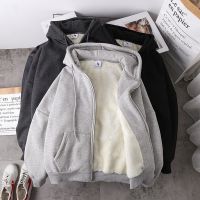 【hot】✾  Coat Jackets Color Thick Warm Hoodies Sweatshirt Size