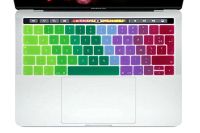 【Xiaohongs keyboard film 】  EU ภาษาฝรั่งเศส AZERTY แป้นพิมพ์ปกคลุมผิวสำหรับ Macbook NEW Pro 13 15 TOUCHBAR 2016 2018รุ่น A1706 A1707 A1989 A1990 A2159