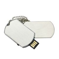 สร้อยคอป้ายชื่อทหาร USB รูปแท่งลิปสติกแฟลชไดร์ฟ Pendrive หน่วยความจำดิสก์ไดร์ฟปากกา4GB 8GB 16GB 32GB