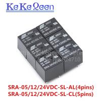 【❉HOT SALE❉】 QFERF SHOP ยานยนต์รีเลย์กำลังไฟ Sra-05vdc-al Sra-12vdc-al Sra24vdc-al Sra-05vdc-cl Sra-12vdc-cl Sra-24vdc-cl 5V 12V 24V 20a T74