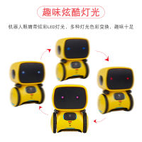 Battiphee Talking Robot B90 Kids Interactive Communication Robot Dancing Robot Toy Inligent Voice control interactive remote control robot dialogue touch mini robot recording voice changing childrens toys Kids Partner Educational Robot Toy