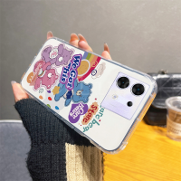 เคสใส่โทรศัพท์หรูสำหรับ Infinix Zero30 5G เคสโทรศัพท์มือถือลายหมีเมฆน่ารักรูปการ์ตูน INFINIX ZERO 30 5G กรอบซิลิโคนนิ่มกันกระแทก