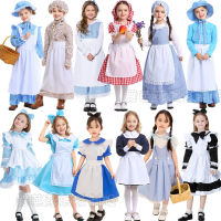 ?? Performance clothing~ European medieval civilian costume drama performance wear wolf grandma performance costume grandma cos Alice costume