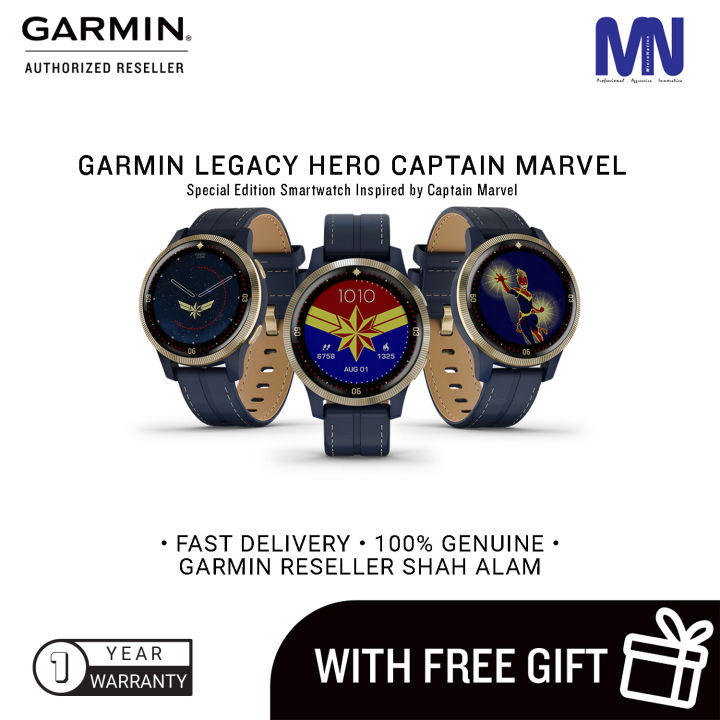 Garmin Legacy Hero Captain Marvel   Special Edition Smartwatch