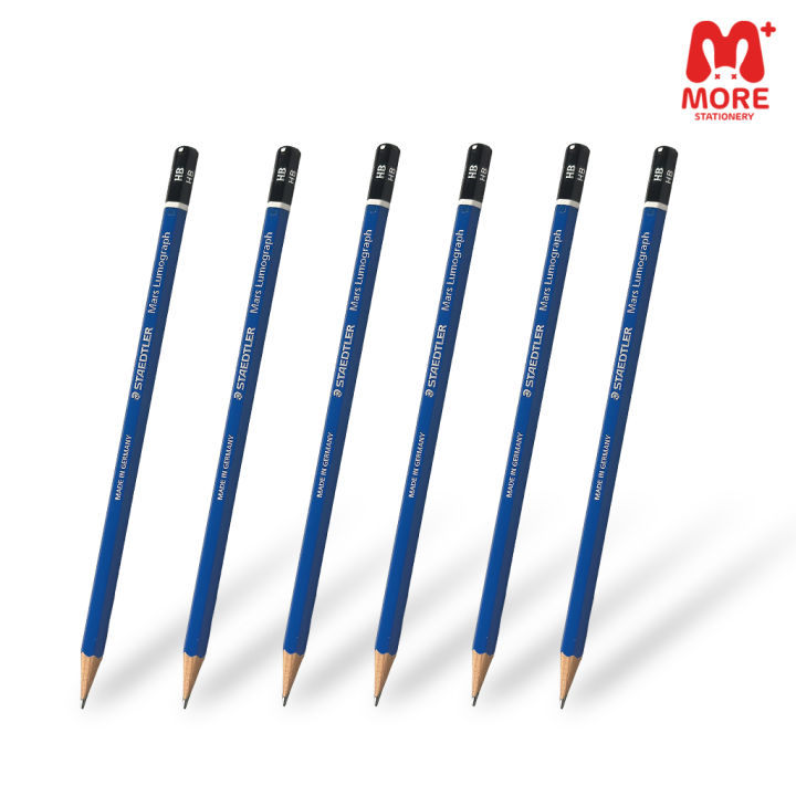 staedtler-สเต็ดเลอร์-ดินสอ-ดินสอเขียนแบบ-mars-lumograph-แพ็ค-6-แท่ง