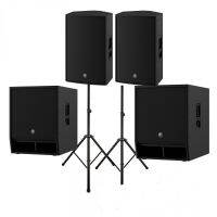 เครื่องเสียงมืออาชีพ Yamaha DZR12 12 Active PA Speaker and DXS15-XLF 15" Sub System ชุดลำโพง 12 x2ตู้ และ 15x2ตู้