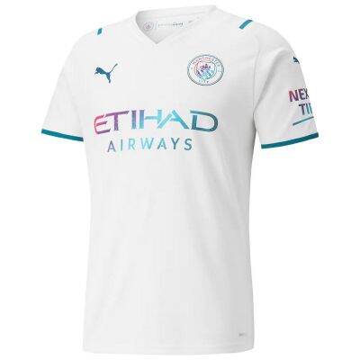 Super Sport1  เสื้อฟุตบอล แขนสั้น ทีม Man City แมนซิตี้ Away kit 2021/22 เกรดAAA งานคุณภาพดี ตรงปก ราคาถูก สินค้าพร้อมส่ง