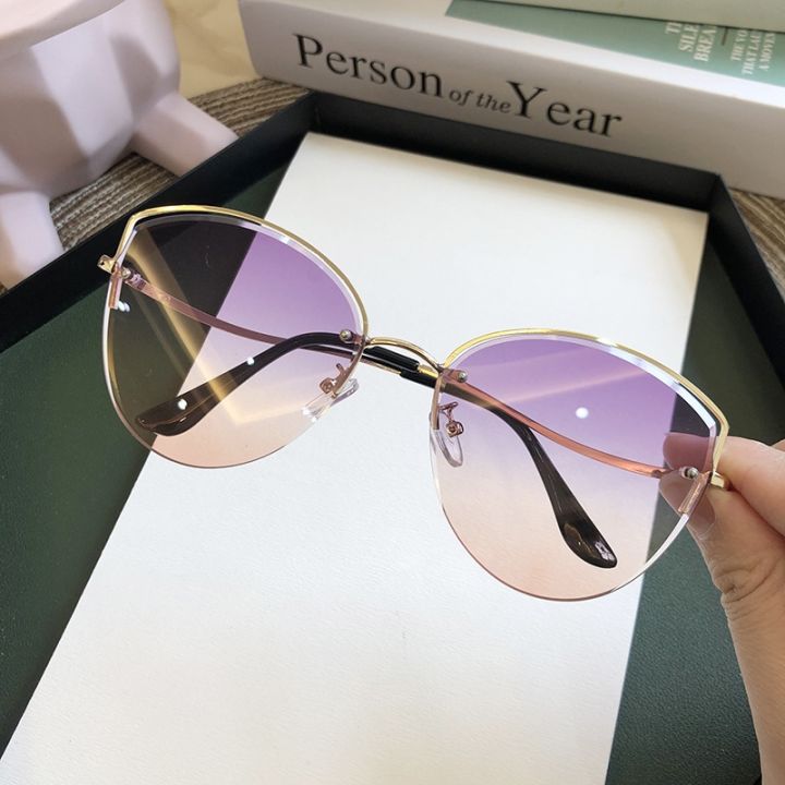 high-quality-women-39-s-oval-cat-eye-sunglasses-lady-metal-rimless-shades-luxury-sunglasses-female-driving-glasses-zonnebril-dames