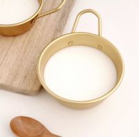 พร้อมส่ง! ถ้วยมักกอลลี ถ้วยทองเหลืองอลูมิเนียม Korean Rice Wine Cup