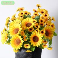 【hot】▥❡  Bouquet Artificial Flowers Wedding Indoor Outdoor Garden Decoration Gifts