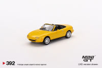 MINI GT 1/64 No.392 Mazda Miata MX-5 (NA) Sunburst Yellow LHD MGT00392-L