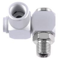 Pneumatic Conversion Universal Joint 360 Swivel Air Hose Connectors Fittings 1/4 Inch Air Hose Adapter Hardware Parts