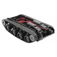 3V-7V Rc Tank Smart Robot Tank Car Chassis Kit Rubber Track Crawler For Arduino SCM 130 Motor Diy Robot Toys For Children Screw Nut Drivers