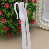 【cw】 50PCS Curtain Hanging Hooks Adjustable hook Ring Window White Plastic Hook For Home High Quality 7cm 【hot】