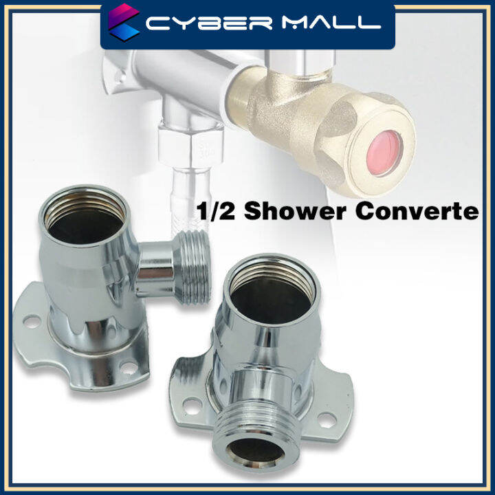 304 Stainless Steel Rainfall Shower Converter Shower Head Mount Base