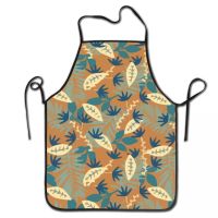 Summer Tropical Plants Apron for Men Women Botanical Leaves Adult Unisex Kitchen Chef Bib Tablier Cuisine Cooking Baking