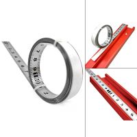 Stainless Steel Adhesive Scale Precision Woodworking Guide Rail Self Adhesive Tape Measure Metal Ruler With Glue