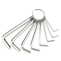 CHANGDA 8Pcs/set flat head Allen wrench set easy to carry tool set