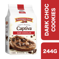 Pepperidge Farm Dark Chocolate Brownie Cookie 244g ++ เปปเปอร์ริดจ์ฟาร์ม ดาร์กช็อกโกแลตบราวนี่คุกกี้ 244 กรัม