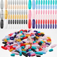 120 Pcs Breakaway Clasps Plastic Breakaway Safety Clasps for Lanyard Clasp Bead Barrel Connectors for Necklace Bracelet