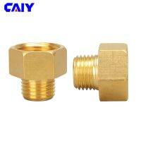 Brass 1/8 1/4 3/8 1/2 M14 M20 Male to Female Hexagonal Sleeve Reducing Pipe Joint Water Gas Connector Adapter Coupler