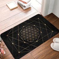 【cw】 Of And Gold Doormat Rug Polyester Non Floor Room 40x60 ！