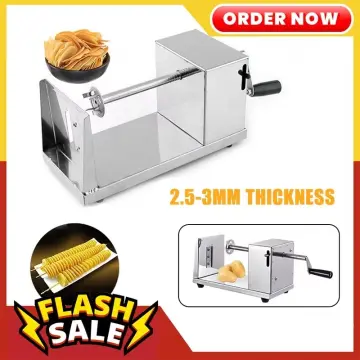 Potato Slicer Spiral, Multifunctional Manual Rotating French Fry