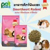 [3kg.][1kg.] อาหารสัตว์ฟันแทะ Smartheart Rodent  อาหารหนูตะเภา อาหารกระต่าย สำหรับ กระต่าย หนูแกสบี้  ชินชิล่า หนูขวัญ อาหารกระต่าย