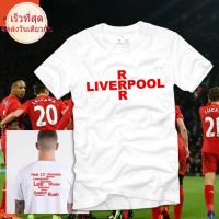 Lo-Fi เสื้อยืดผู้ชาย เสื้อยืดคอกลม ลาย ลิเวอร์พูล LIVERPOOL สำหรับ ชาย หญิง ผ้าCotton สีพื้น ดำ ขาว ขนาด ใส่สบาย เสื้อห