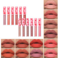 YOUNG VISION 12-Color Single Matte Velvet Lip Glaze ลิปกลอสลิปสติกเหลวไม่ซีดจางง่าย