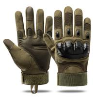 Touch Screen PU Leather Tactical s Army Military Combat Hiking Cycling Climbing Shooting Full Finger Mittens Men