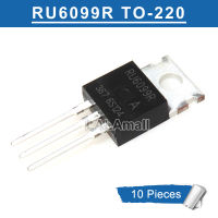 10Pcs RU6099R TO-220 RU6099 TO220 N-Channel 120A 60V MOSFET ทรานซิสเตอร์ใหม่แบบดั้งเดิม