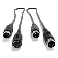 ExcelValley - MIDI Extension Audio Cable - 5 Pin DIN - Male to Male or Female