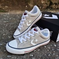 รองเท้าคอนเวิร์ส ดาวบั้ง CONVERSE รุ่น STAR PLAYER OX GREY รหัส 14-4148CGY ตัวแทนจำหน่าย ลิขสิทธิ์แท้ 100%