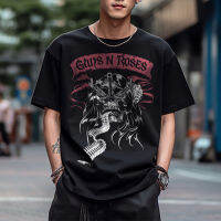 2023 newkari Make Metal Slug การ์ตูนอินเทรนด์อเนกประสงค์พิมพ์เสื้อยืด High Street TREND เสื้อผู้ชาย T เสื้อ100 ผ้าฝ้าย CASUAL