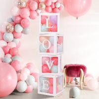 Transparent Balloon Box Love Confession Wedding Birthday Scene Layout Decoration Party Baby Gift Box Party Decorations